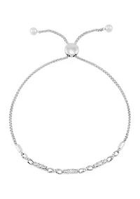 1/10 ct. t.w. Diamond Bracelet in Sterling Silver