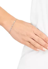 1/10 ct. t.w. Diamond Bracelet in Sterling Silver
