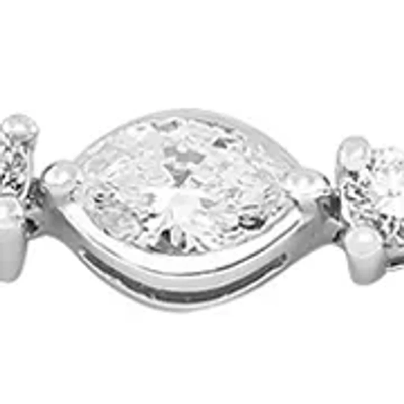 1 1/2 ct. t.w. Diamond Bracelet in 14K White Gold