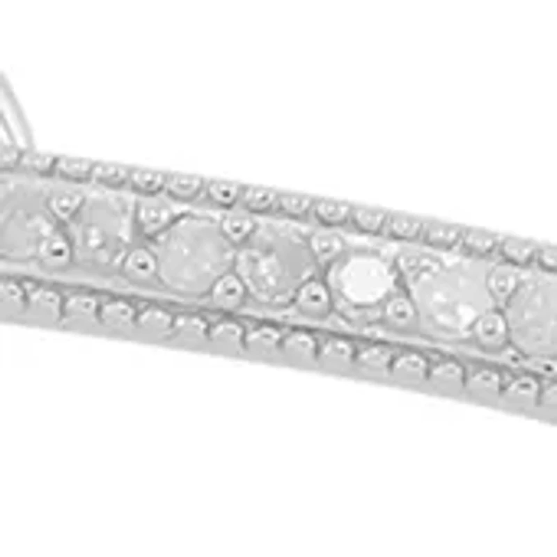 1/2 ct. t.w. Diamond Mariner Chain Bracelet in Sterling Silver