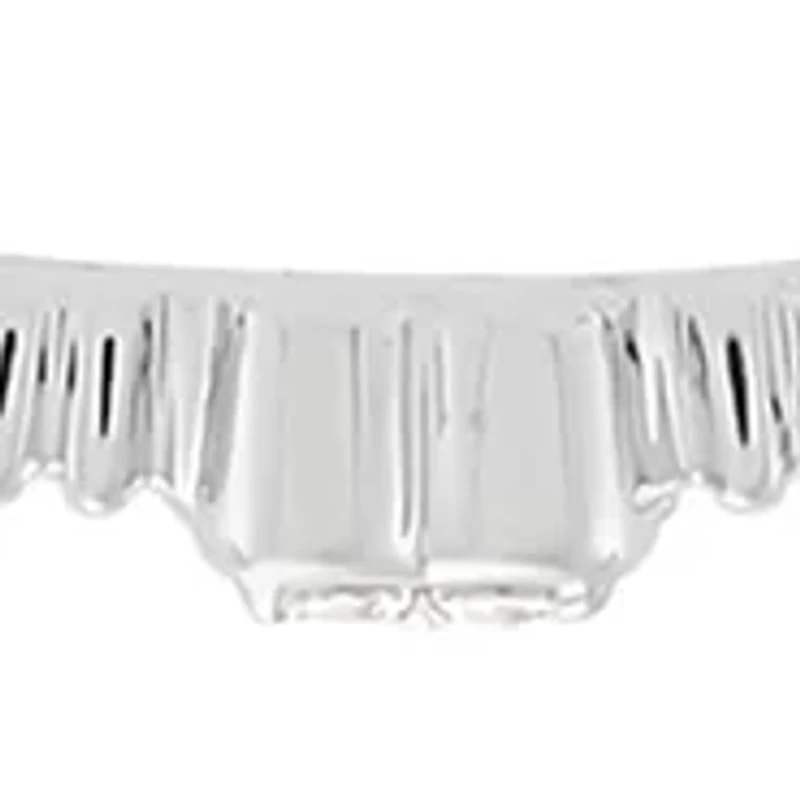 1/10 ct. t.w. Lab Grown Diamond Heart Bangle in Sterling Silver