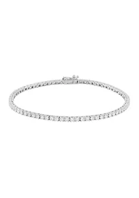 3 ct. t.w. Lab Grown Diamond Bracelet in Sterling Silver