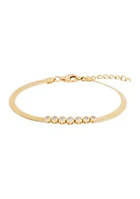  1/4 ct. t.w. Lab Grown Diamond Bracelet - Gold Over Sterling Silver