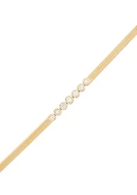  1/4 ct. t.w. Lab Grown Diamond Bracelet - Gold Over Sterling Silver