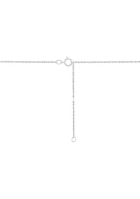 1 ct. t.w. Lab Grown Diamond Cross Pendant with 18" Rope Chain in Sterling Silver