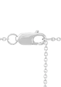 1 ct. t.w. Lab Grown Diamond Necklace in Sterling Silver