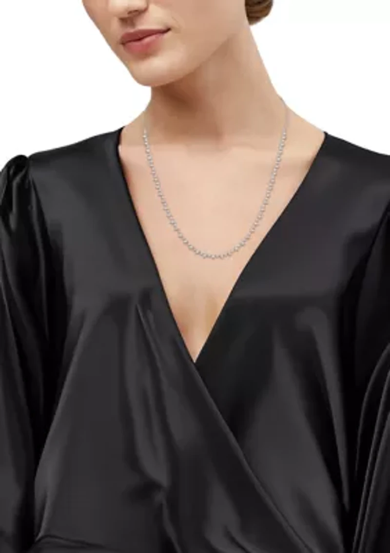 1 ct. t.w. Lab Grown Diamond Necklace in Sterling Silver