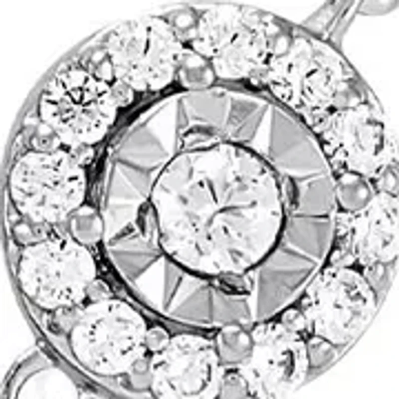 1/2 ct. t.w. Lab Grown Diamond Necklace in Sterling Silver