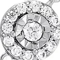 1/2 ct. t.w. Lab Grown Diamond Necklace in Sterling Silver