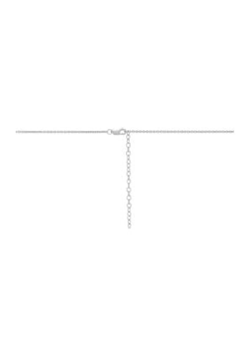 1/2 ct. t.w. Lab Grown Diamond Necklace in Sterling Silver