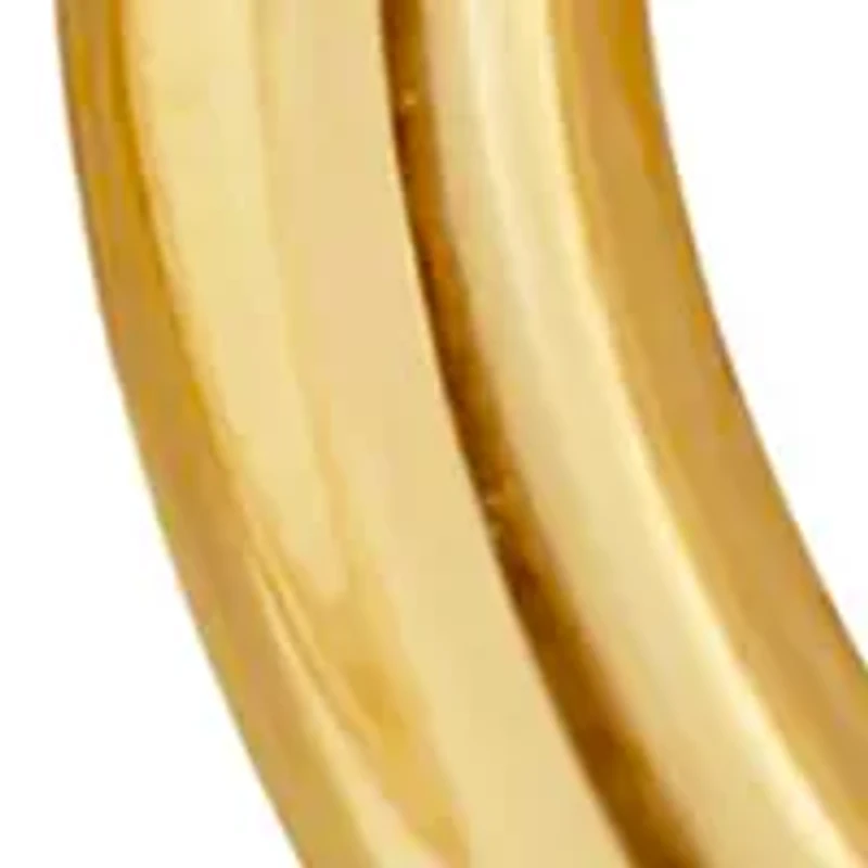 Hoop Earrings in 14K Yellow Gold