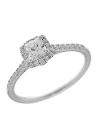 1 ct. t.w. Diamond Engagement Ring in 14K White Gold 