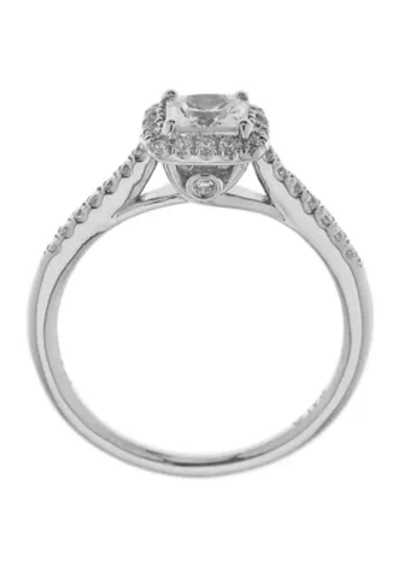 1 ct. t.w. Diamond Engagement Ring in 14K White Gold