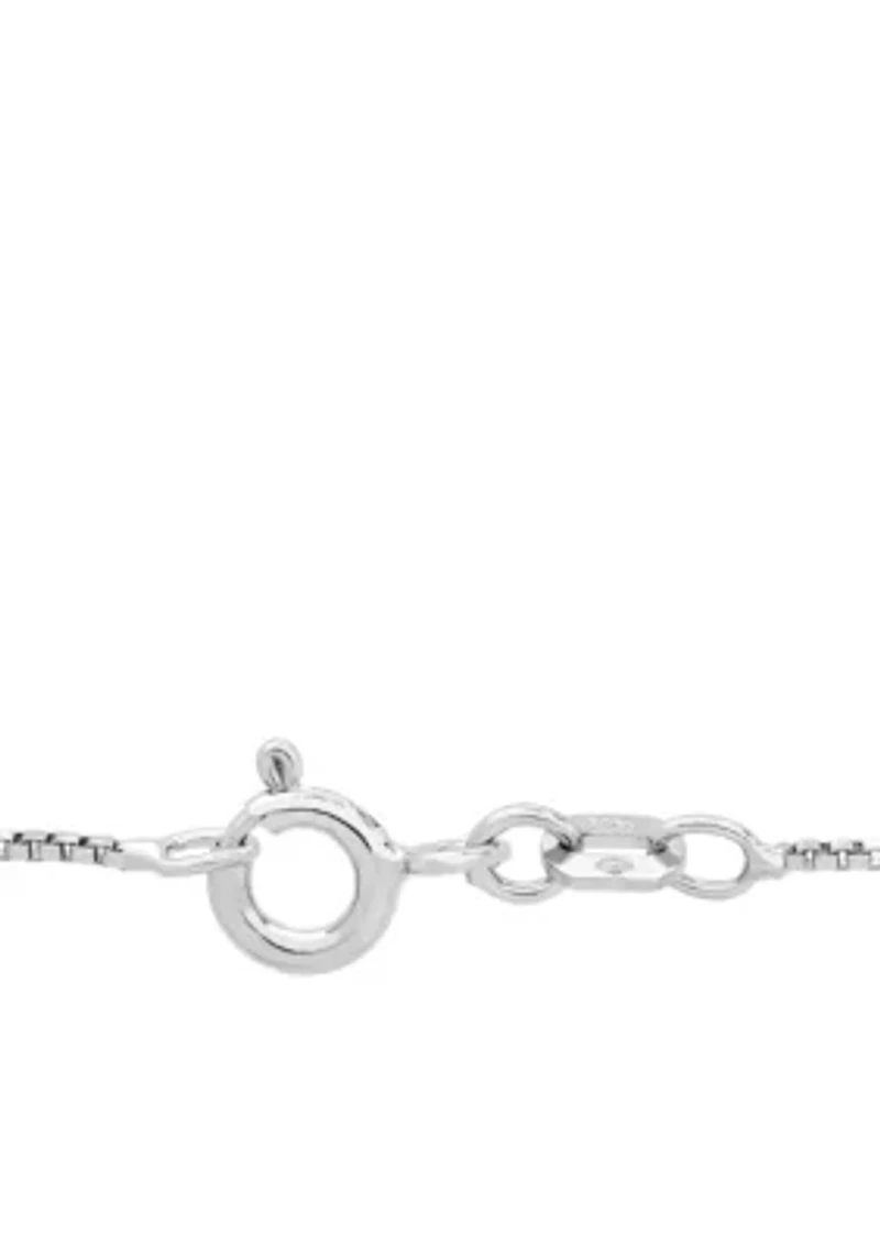 Sterling Silver 14K Yellow Gold Pendant Necklace