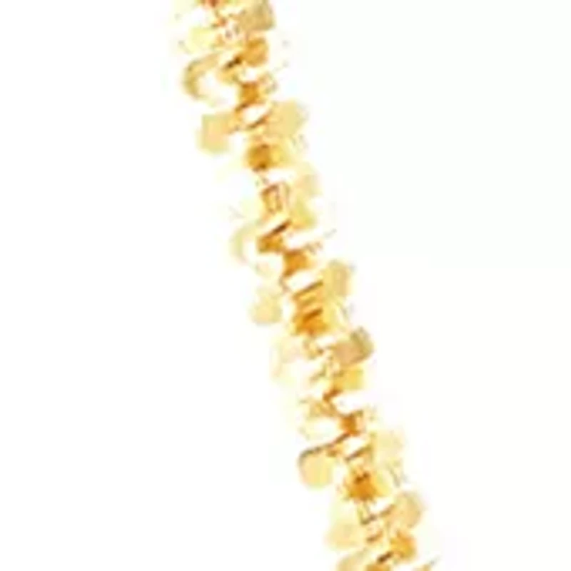 1.25 Millimeter Tist Criss Cross Chain in 14K Yellow Gold