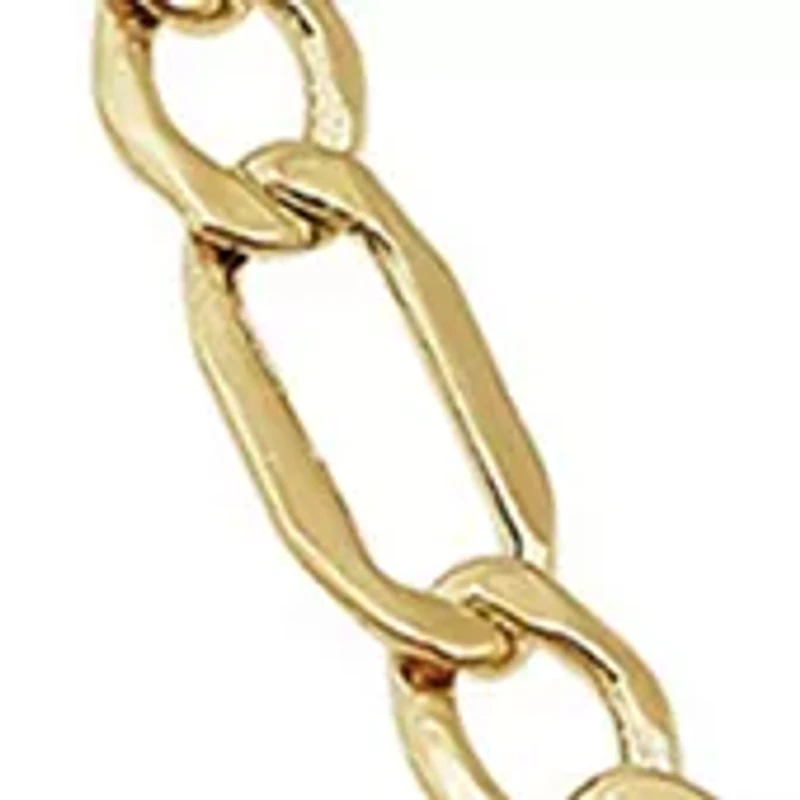 Open Heart Bracelet in 14K Yellow Gold
