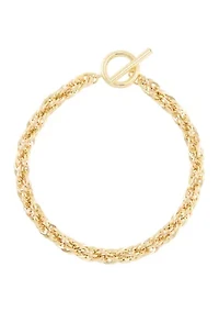 Infinity Chain Bracelet in 14K Yellow Gold