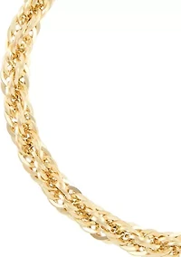 Infinity Chain Bracelet in 14K Yellow Gold