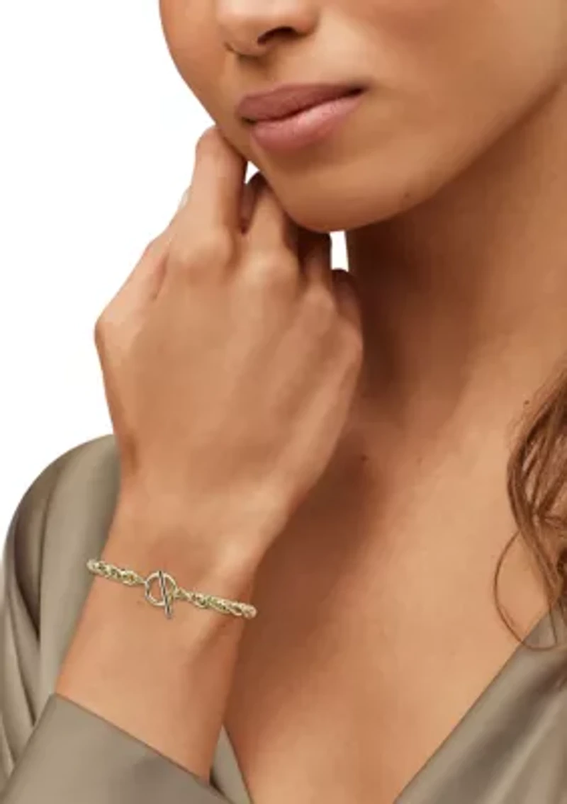 Infinity Chain Bracelet in 14K Yellow Gold
