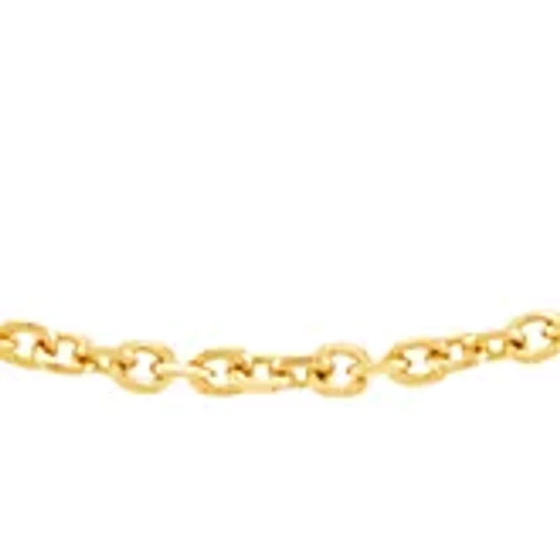 18 Inch Fantasy Chain Necklace in 14K Yellow Gold