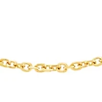 18 Inch Fantasy Chain Necklace in 14K Yellow Gold