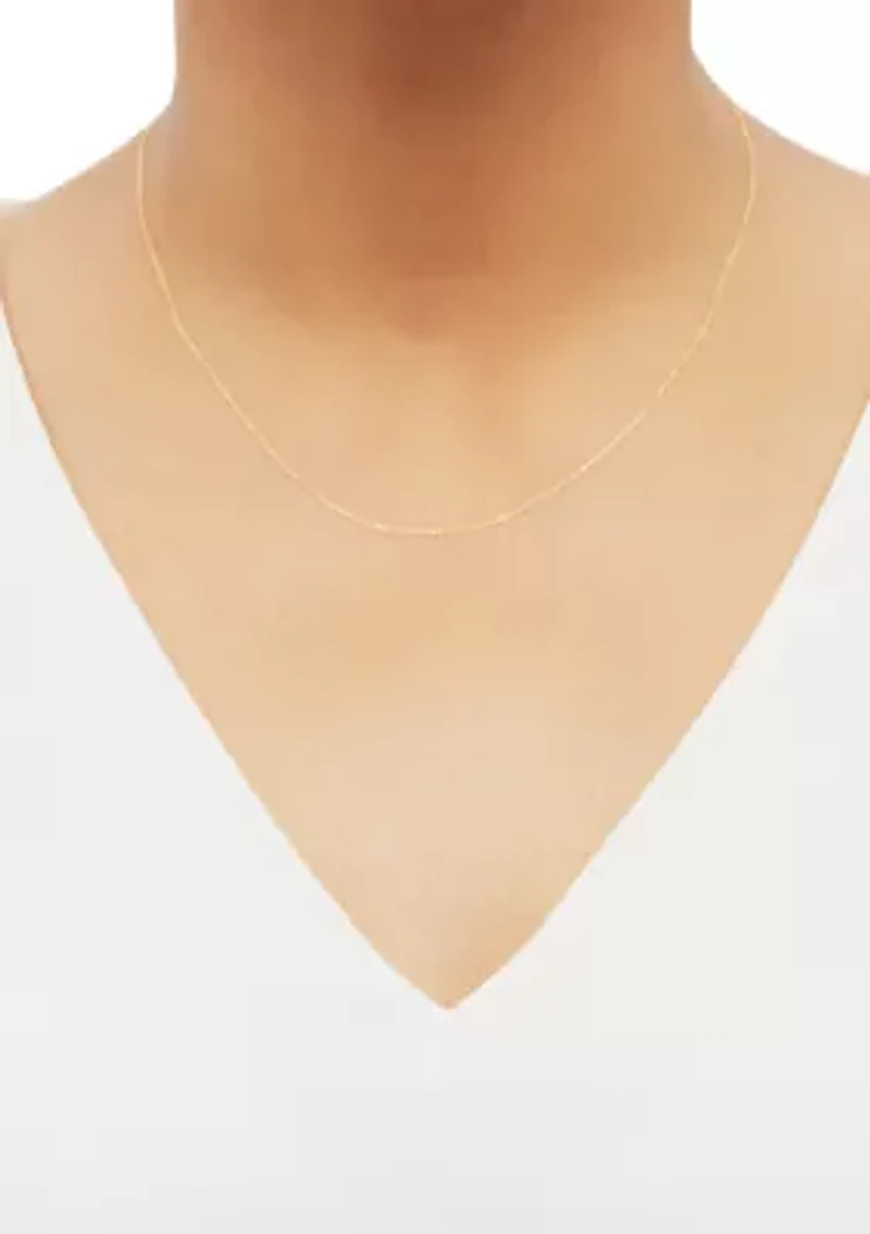 18 Inch Hammered Fantasy Chain in 14K Yellow Gold