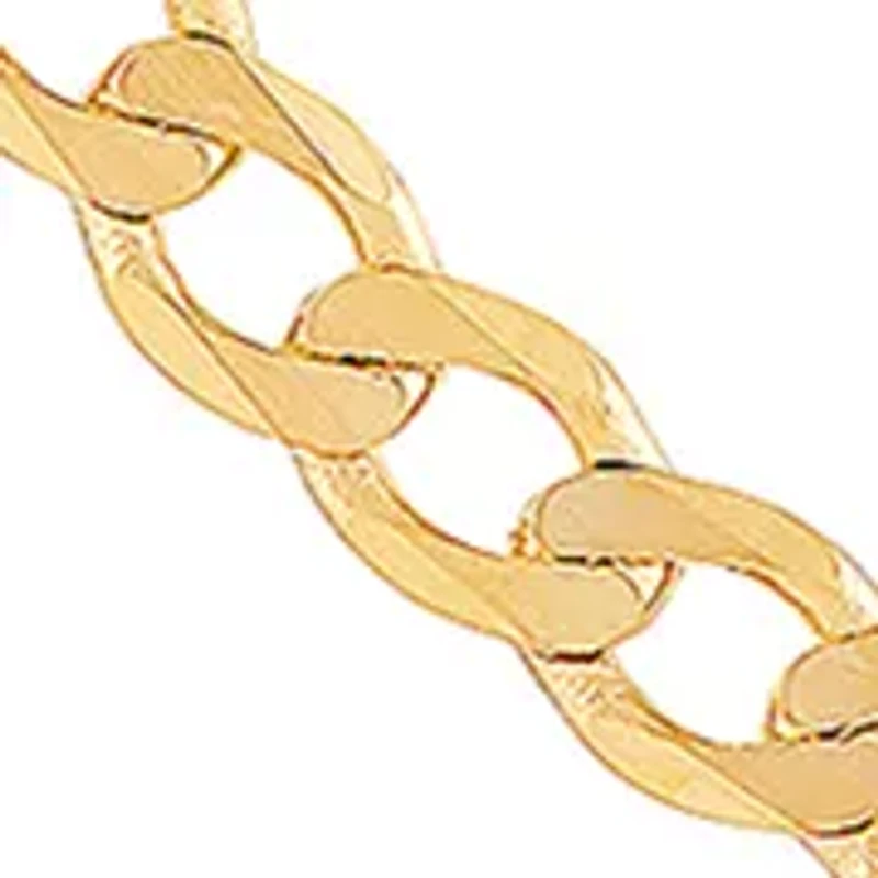 Velvet Curb Chain in 14K Yellow Gold