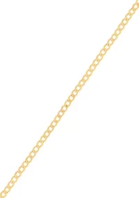 Velvet Curb Chain in 14K Yellow Gold
