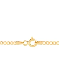 Velvet Curb Chain in 14K Yellow Gold