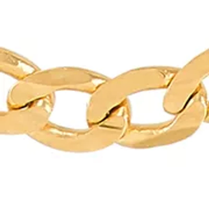 Solid Figaro Chain in 14K Yellow Gold