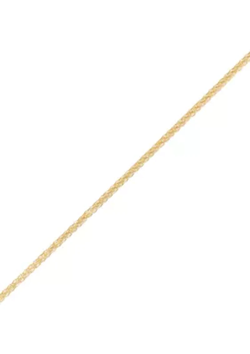 Hollow Chain in 14K Yellow Gold