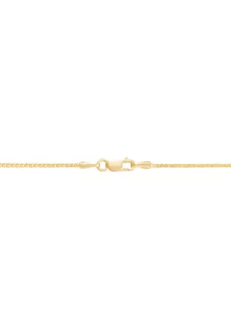 Hollow Chain in 14K Yellow Gold