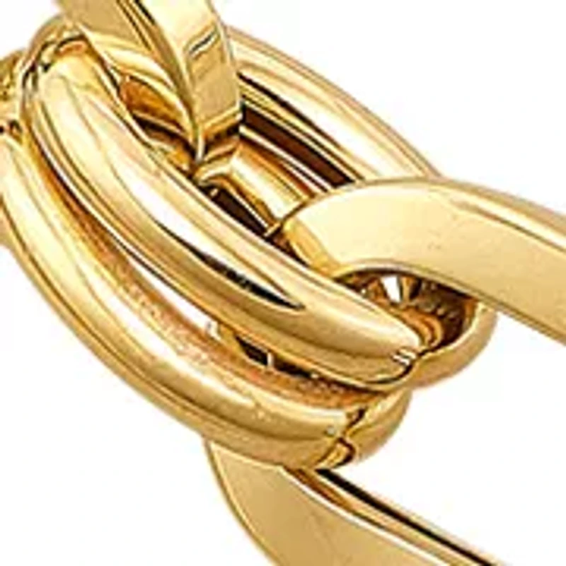Interlock Chain Bracelet in 14K Yellow Gold