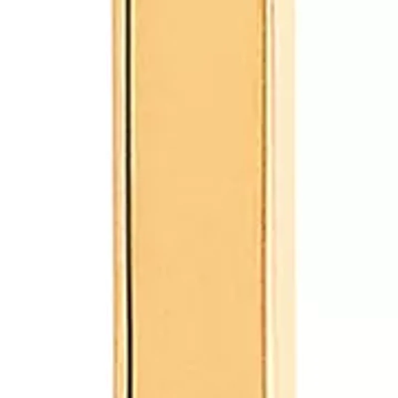 Rope and Square Tubing Dangle Earrings in 14K Yellow Gold