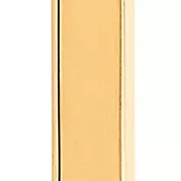 Rope and Square Tubing Dangle Earrings in 14K Yellow Gold