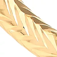 Tube Hoop Earrings in 14K Yellow Gold