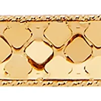 Layer Double Medium Bar Necklace in 14K Yellow Gold