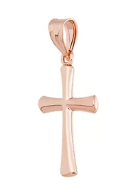 Cross Pendant in 14K Rose Gold