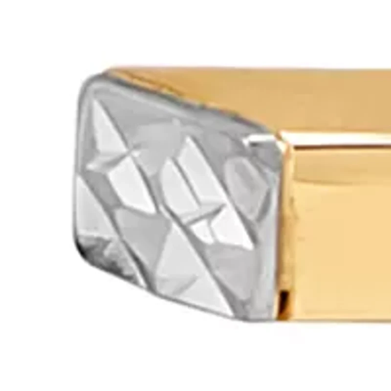 Tube Cross Pendant Necklace with 18" Box Chain in 14K Yellow Gold