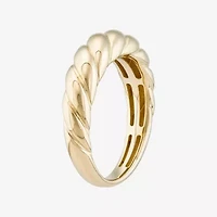 14K Yellow Gold Croissant Design Ring
