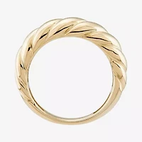 14K Yellow Gold Croissant Design Ring