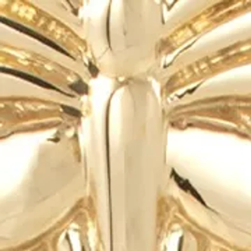 Butterfly Coin Pendant with 18" Rope Chain in 14K Yellow Gold