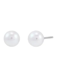 Pearl Pot Earrings, Bracelet, Necklace, and Ring Set in Sterling Silver