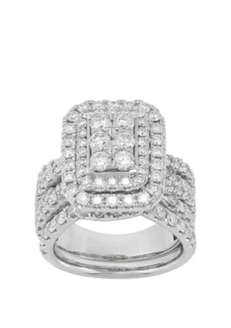 My Forever 3 ct. t.w. Diamond Composite Bridal Set in 10k White Gold  