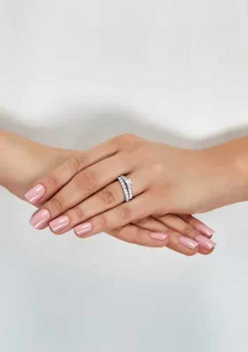 My Forever 1 ct. t.w. Round Diamond Bridal Ring Set in 14k White Gold 