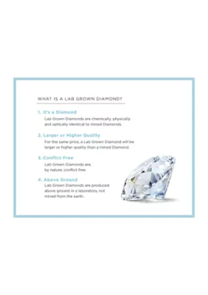 1 ct. t.w. Lab Created Diamond Bridal Ring in 14K Yellow Gold