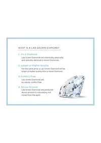 1 ct. t.w. Lab Created Diamond Bridal Ring in 14K Yellow Gold