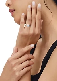 1.5 ct. t.w. Diamond Bridal Ring Set in 14K White Gold