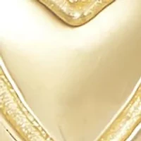 Heart Design Locket with 13" Curb Chain in 14K Yellow Gold