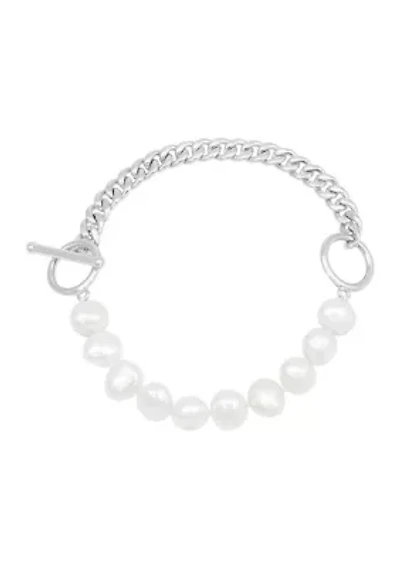 Pearl Bracelet in Sterling Silver